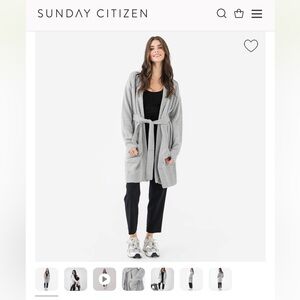 NWT Sunday Citizen Cloud Cool Midi Cardigan